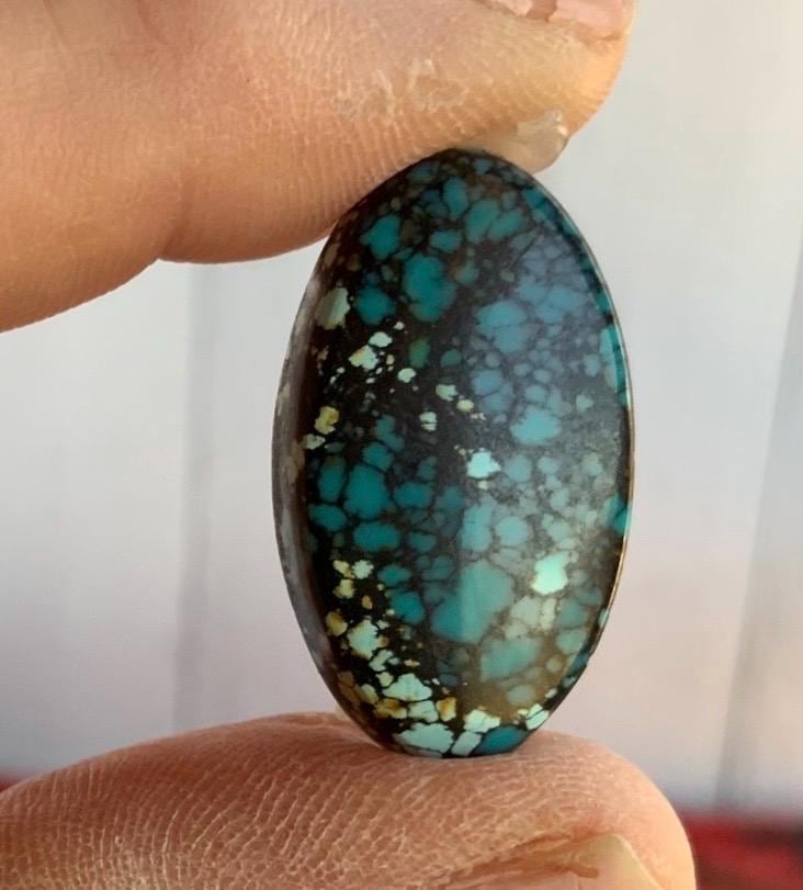 Beautiful Bao Canyon Turquoise Oval Cabochon #BC118