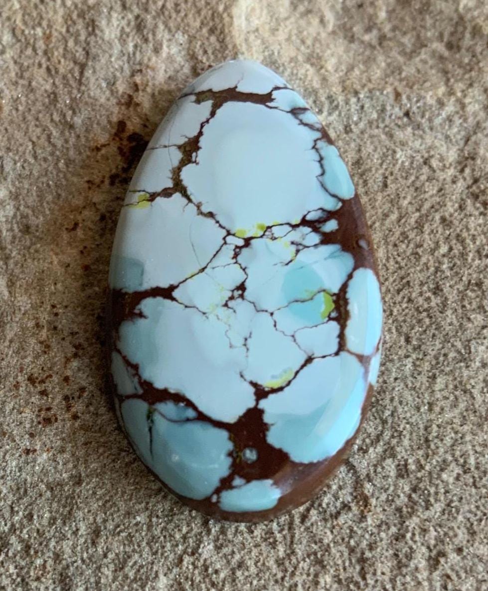 Beautiful Gobi Desert Lavender Turquoise Cabochon #106