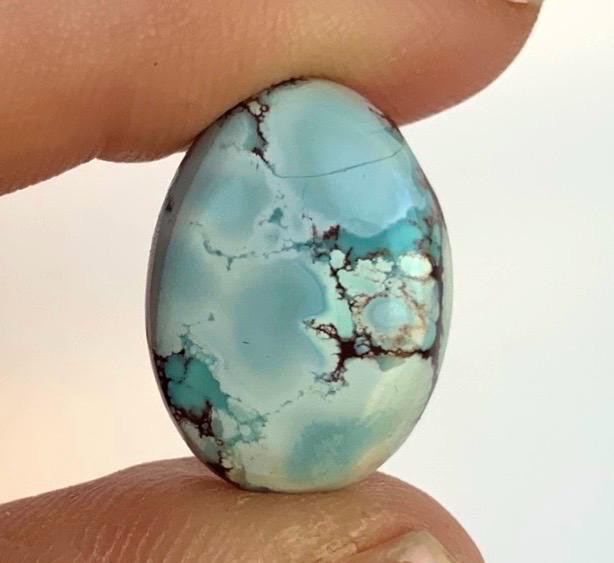 Beautiful Gobi Desert Lavender Turquoise Oval Cabochon #112