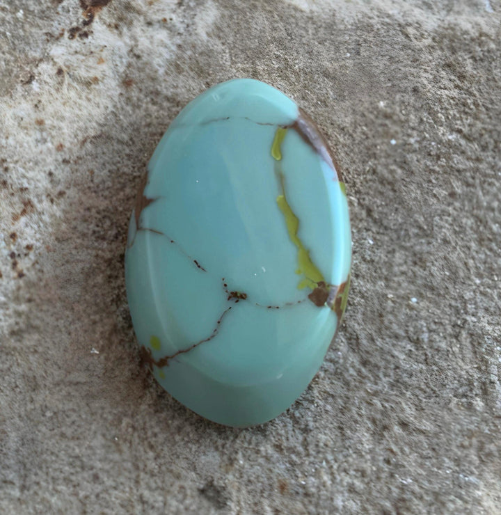 Beautiful Gobi Desert Lavender Turquoise Oval Cabochon #G127a