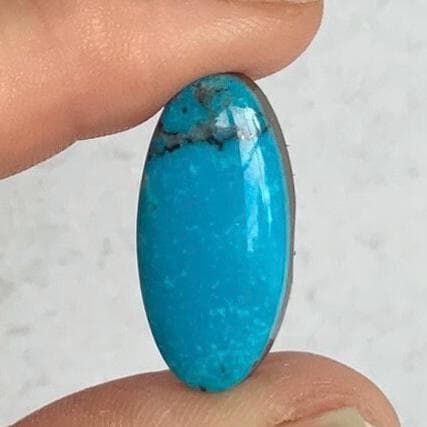 Ithaca Peak Turquoise Long Oval Cabochon or Polished Stone Cab