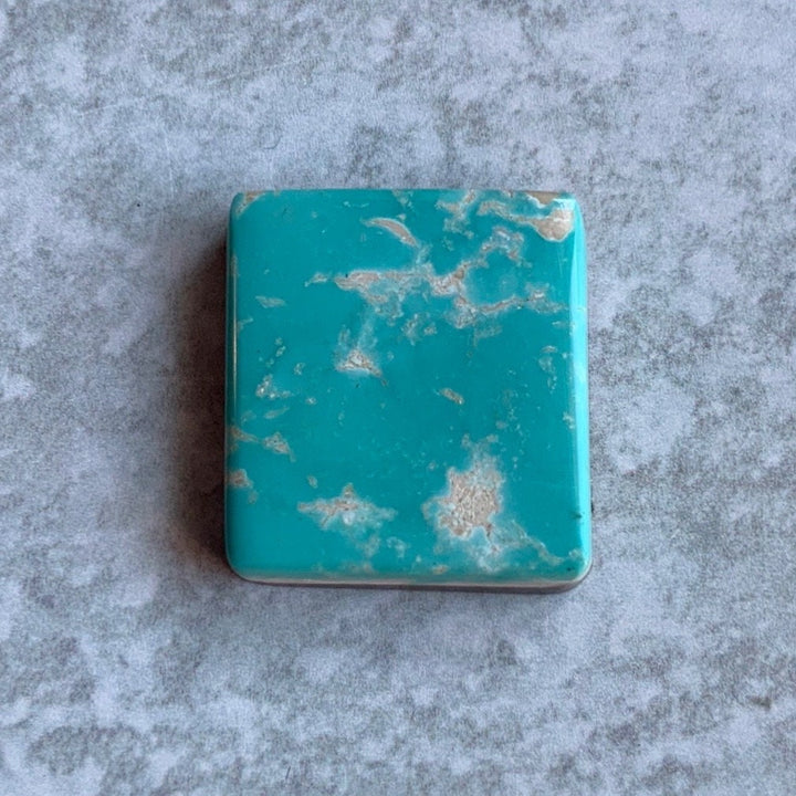 Beautiful Blue  Royston Turquoise Rectangular Cabochon #R27