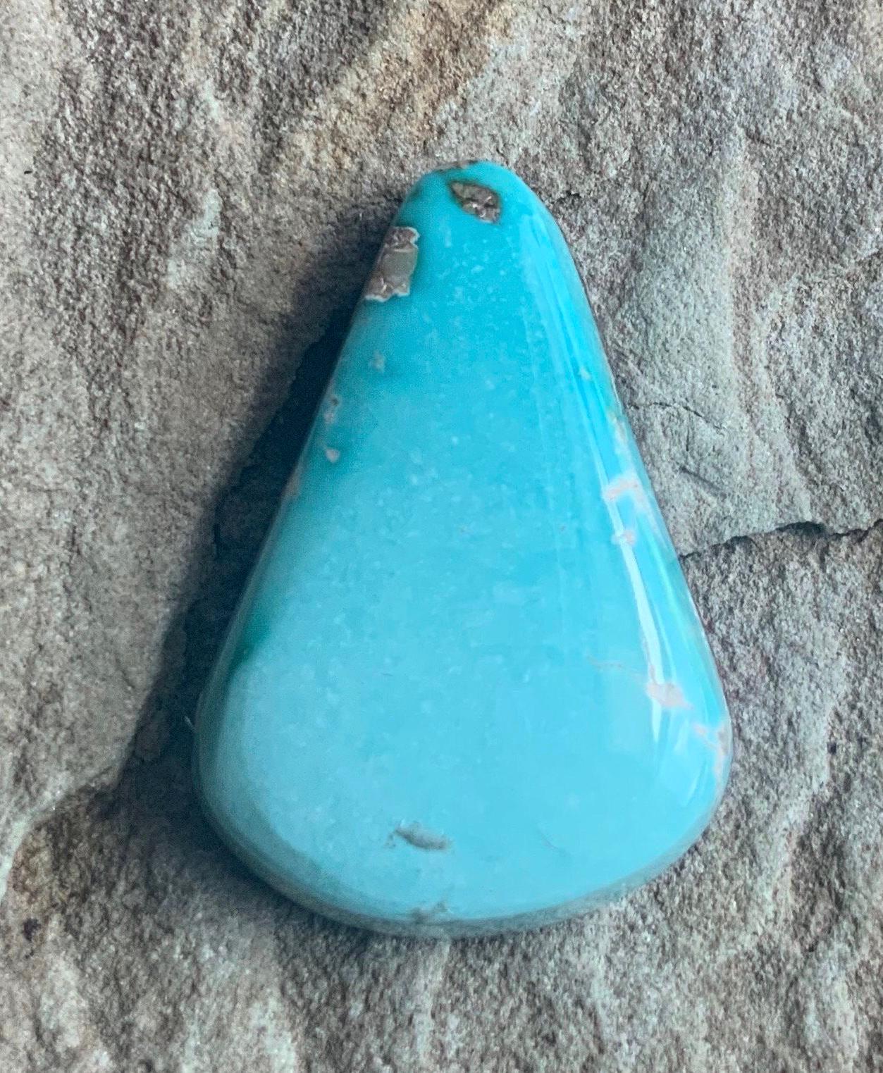 Royston Turquoise Triangular Blue Cabochon