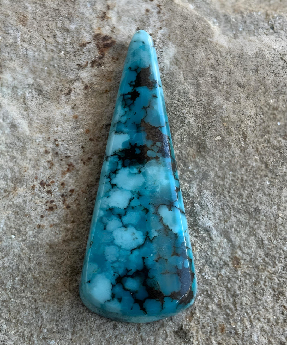 Bao Canyon Turquoise Blue Rectangular Cabochon #BC121