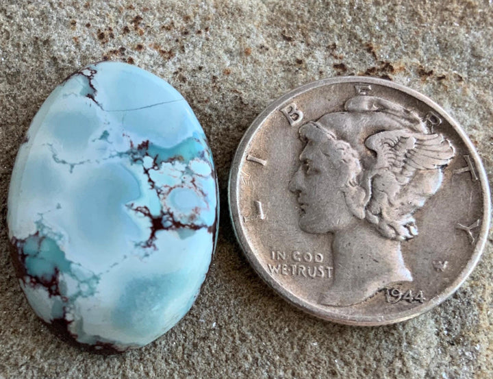Beautiful Gobi Desert Lavender Turquoise Oval Cabochon #112