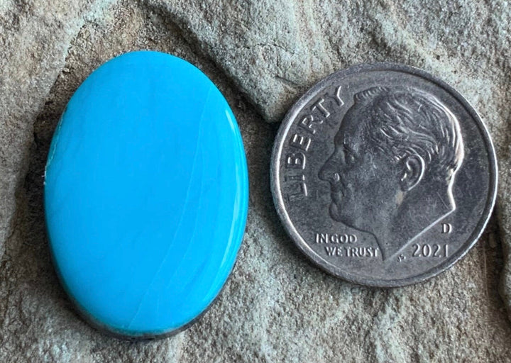 Beautiful Kingman Turquoise Blue Cabochon