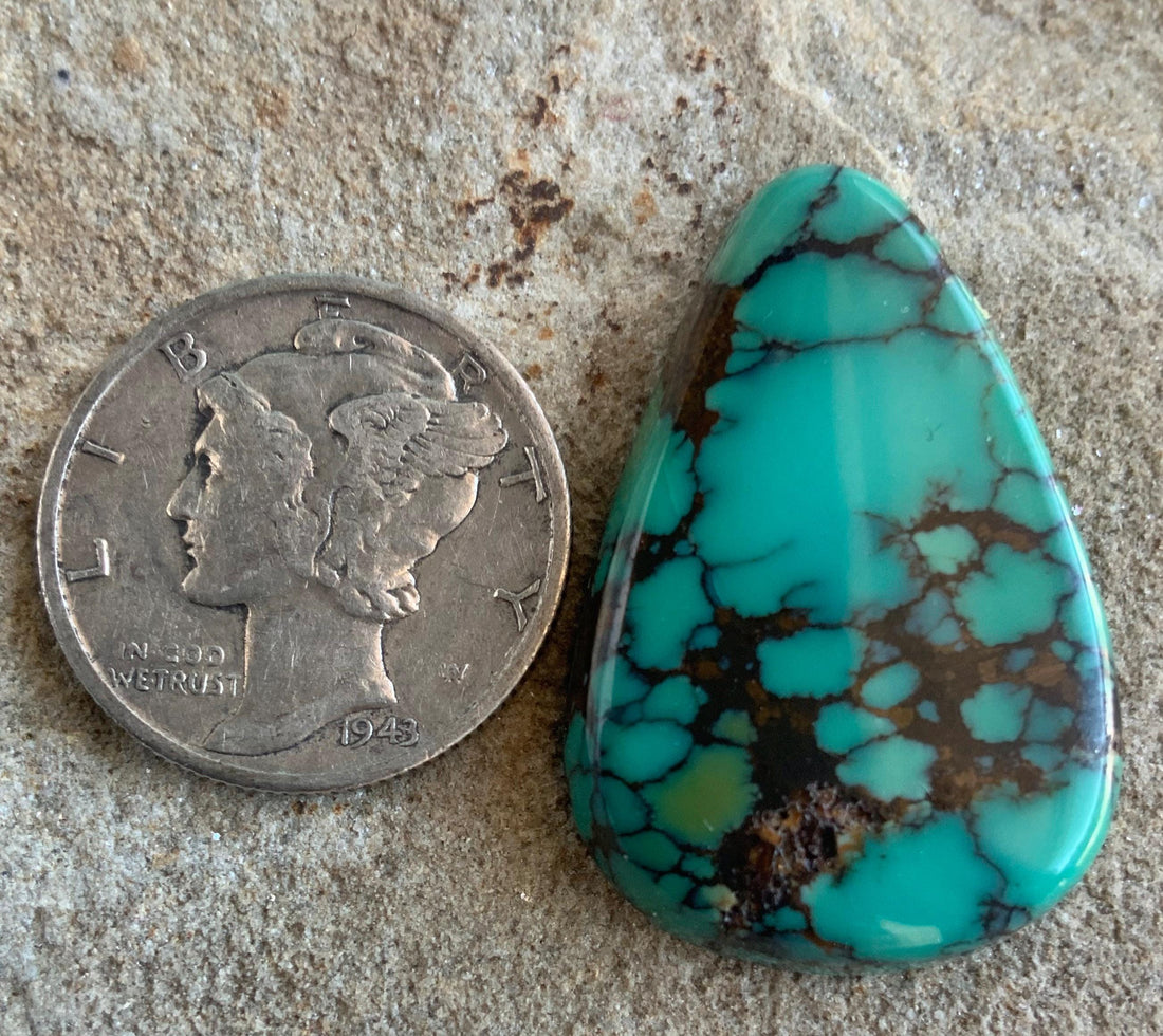 Beautiful Bao Canyon Turquoise Cabochon #BC123