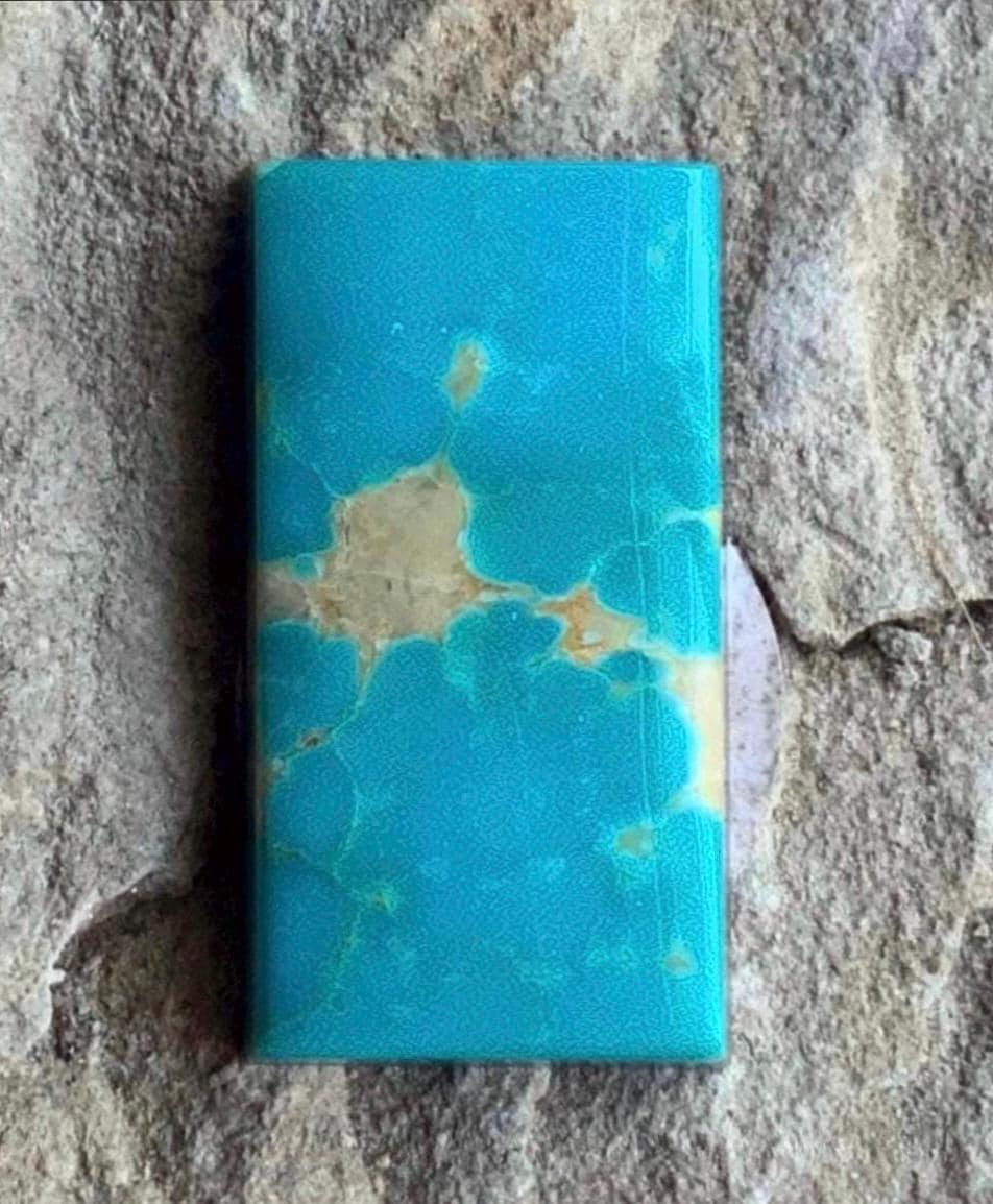 Gorgeous Royston Turquoise Rectangular Cabochon #R03