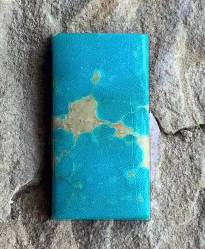Gorgeous Royston Turquoise Rectangular Cabochon #R03