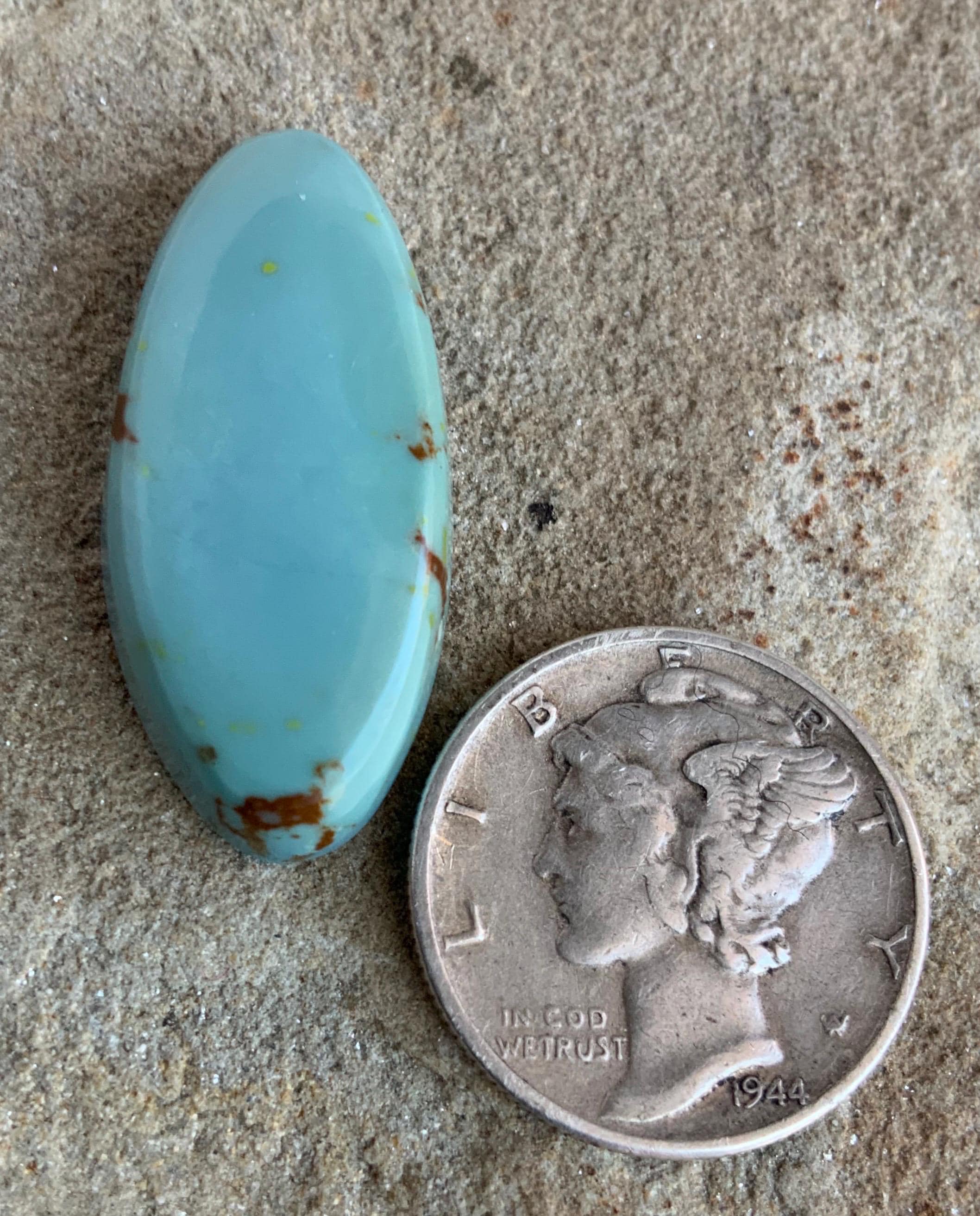 Beautiful Gobi Desert Lavender Turquoise Oval Cabochon #G127