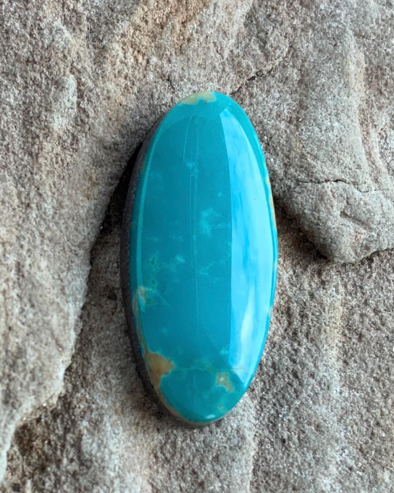 Blue Royston Turquoise Oval Cabochon #R178