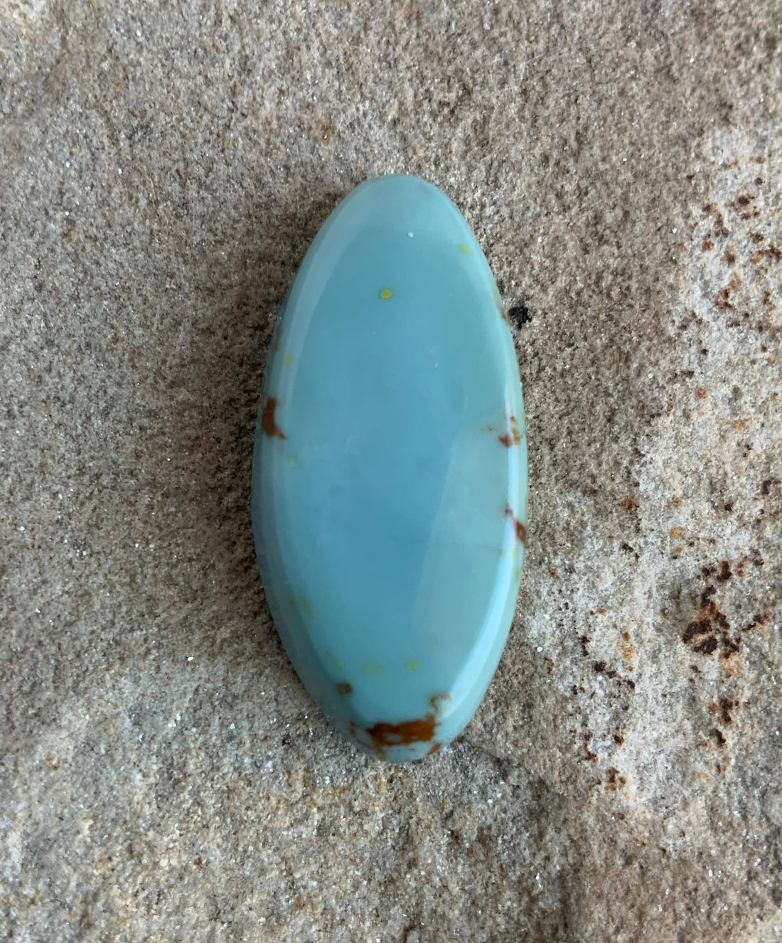 Beautiful Gobi Desert Lavender Turquoise Oval Cabochon #G127