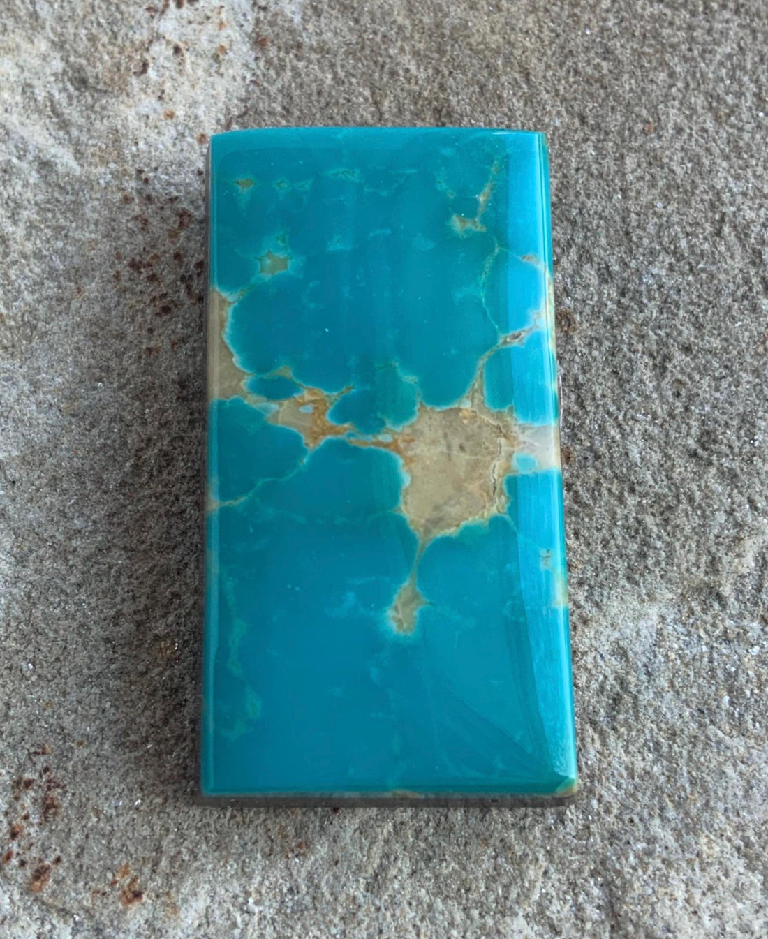 Gorgeous Royston Turquoise Rectangular Cabochon #R03