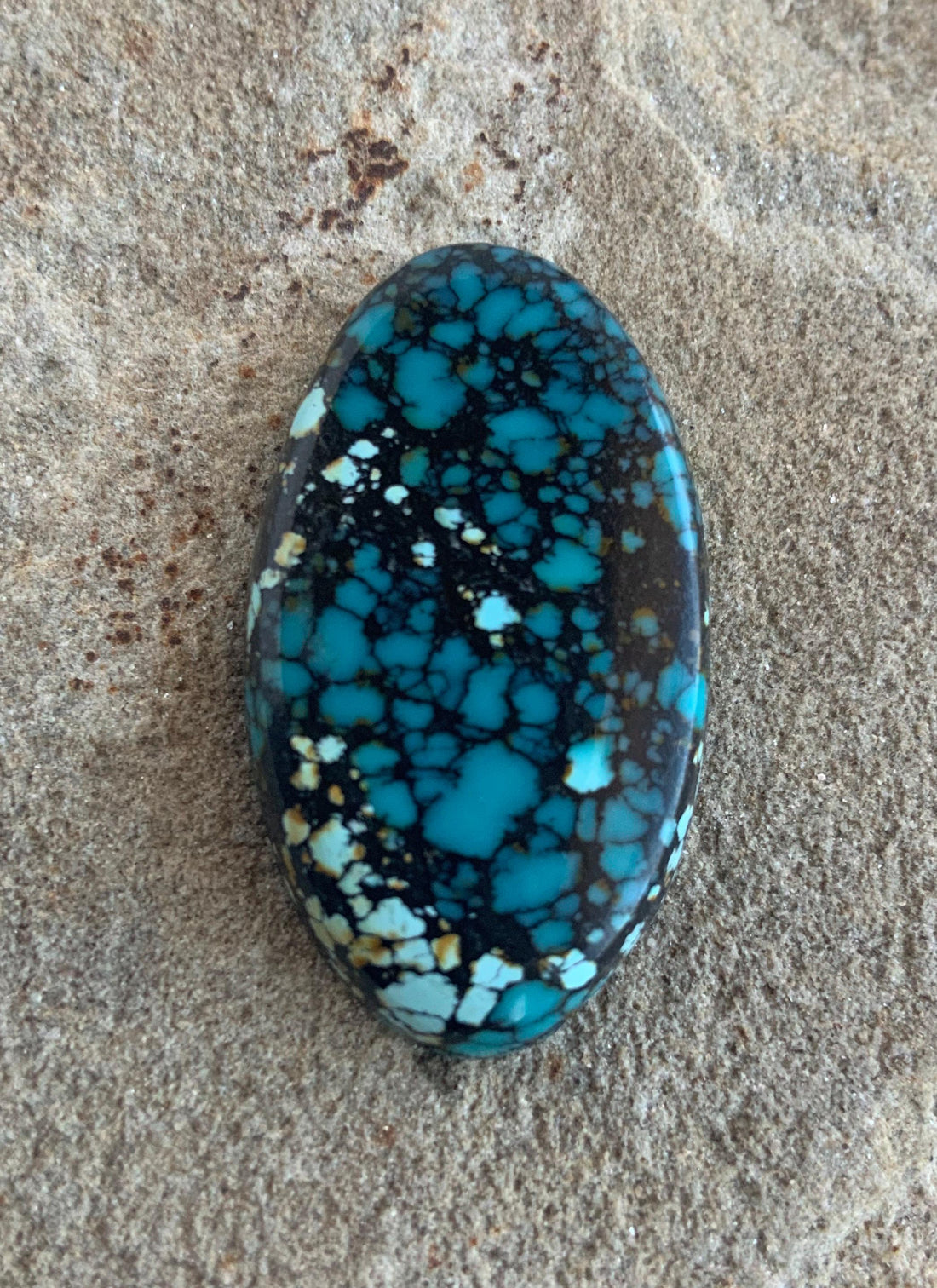 Beautiful Bao Canyon Turquoise Oval Cabochon #BC118