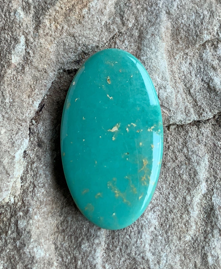 Beautiful Emerald Valley Turquoise Oval Cabochon