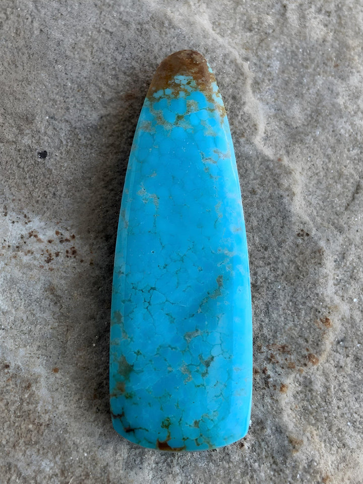 Beautiful Blue Kingman Turquoise Long Cabochon
